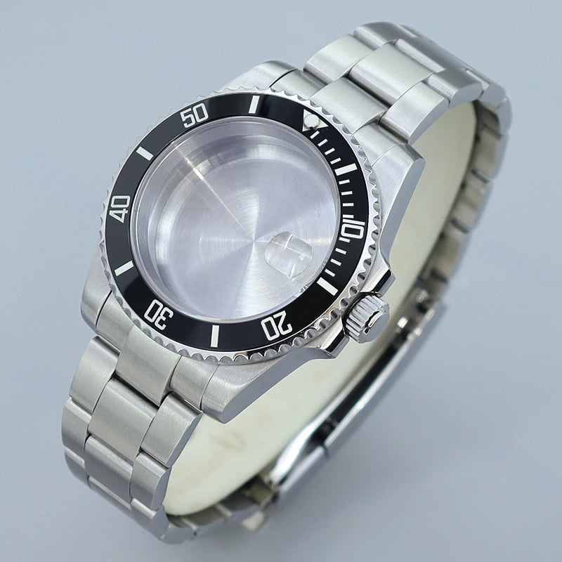 40MM Submariner watch case Eta2824 Sw200 PT5000 Sloping Bezel Sapphire GMT Yacht Master