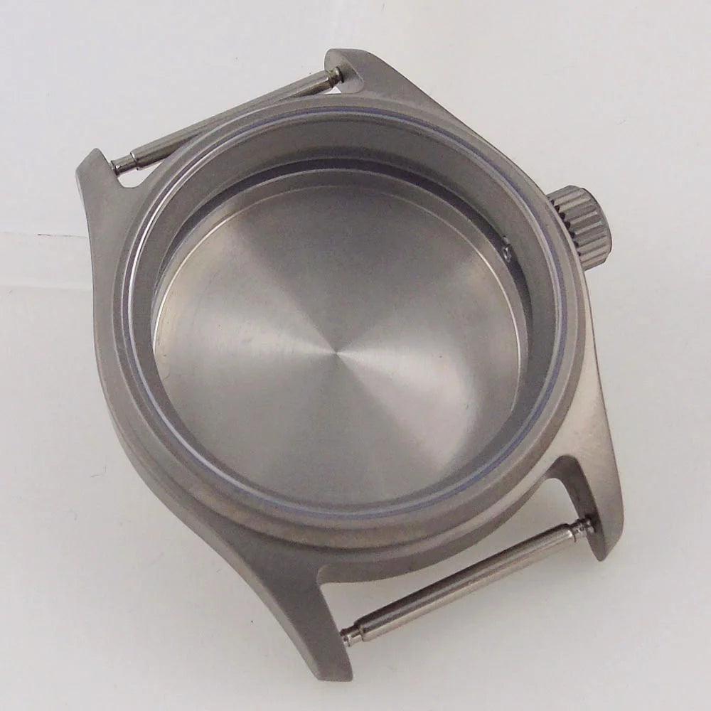Titanium Pilot Case 36mm 39mm for miyota8215 821A ETA 2836 2834 NH34 NH35 NH36 ETA2824 PT5000 20ATM Dive Case Parts
