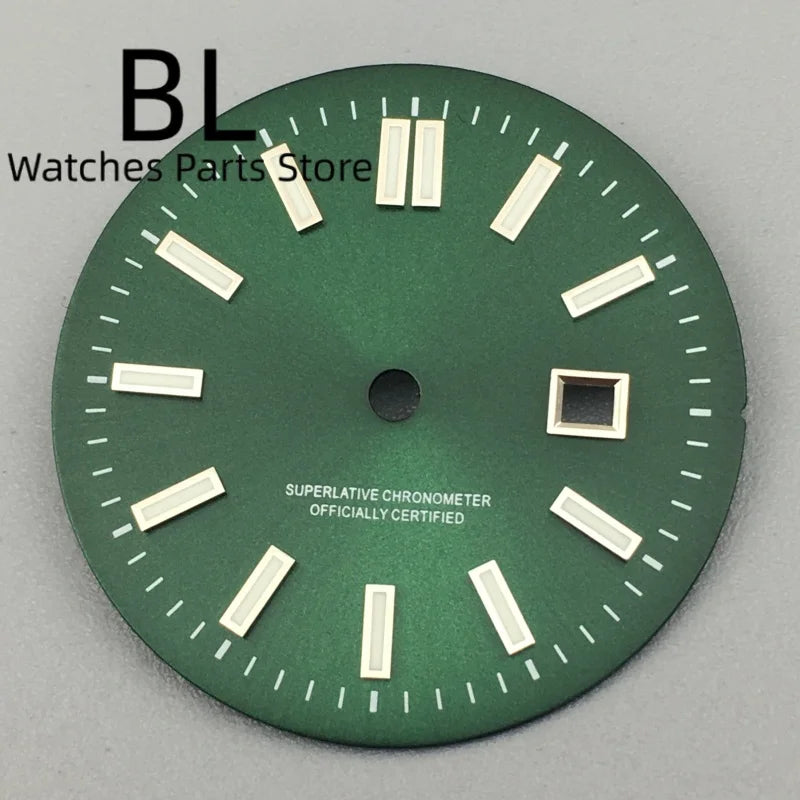 24.5MM Dial for women's watch Sunburst NH05 Watch Dial Gold Rose Sticks Number Women's Mechanical Watch Modified Parts Fit 31mm NH05 NH06 Watch