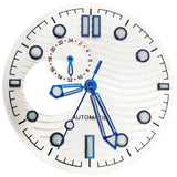 NH39 Watch Dials 31mm Subsecond dial  Hands Green Luminous  Watch Accessories Parts