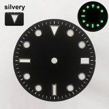 151 type of dials Submariner 28.5mm dial with calendar window suitable for NH35 movement luminous dial can support DIY dial customization name/logo