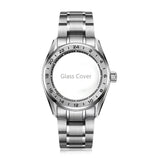 Premium 40mm GS GMT Case Sapphire AR High Quality Tape NH35 GMT NH34 Movement Automatic Mechanical Luxury Men's Watch 33.5MM Dial