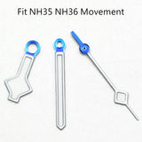 NH Watch Hands Lume Fit NH35 NH36 ETA 2824 2836 PT5000 Miyota 8215 8205 821A DG2813 3804 Automatic Movement Watches Accessories