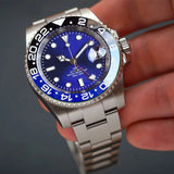 Tandorio GMT Watch TD258B Luminous 40mm NH34A Automatic 20BAR  Sapphire