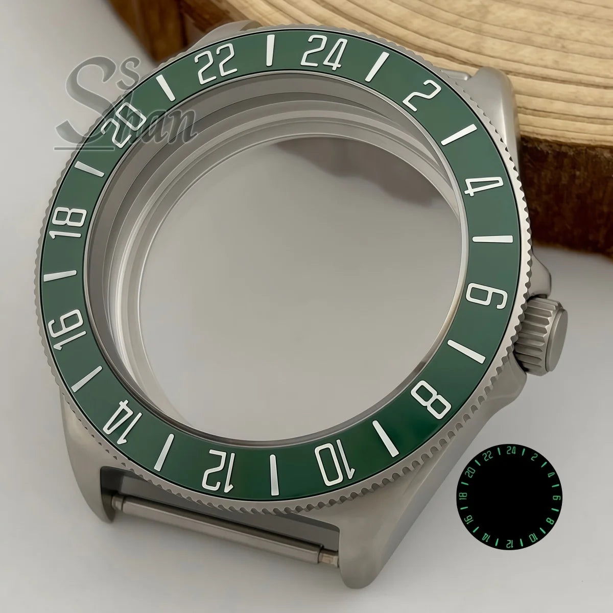 40mm tactics frog FX diving watch case dome sapphire luminous bezel NH34A NH35A ETA2824 PT5000 movement parts