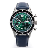 Fifty Fathoms Mod Sugess S423 Seagull ST1901 Chronograph Sapphire Italian Leather 42MM