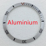 BB58 Watch Bezel Insert 37.2mm x 31.4mm Ceramic/aluminium for 39mm Case Watch Accessory Parts