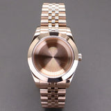 Explorer Watch Case 36mm/39mm Silver Rose Gold yellow Gold Two tone Sapphire 316L stainless Steel For Nh35 Nh36 NH34 NH38 Nh70 Miyota 8215 8285Movement