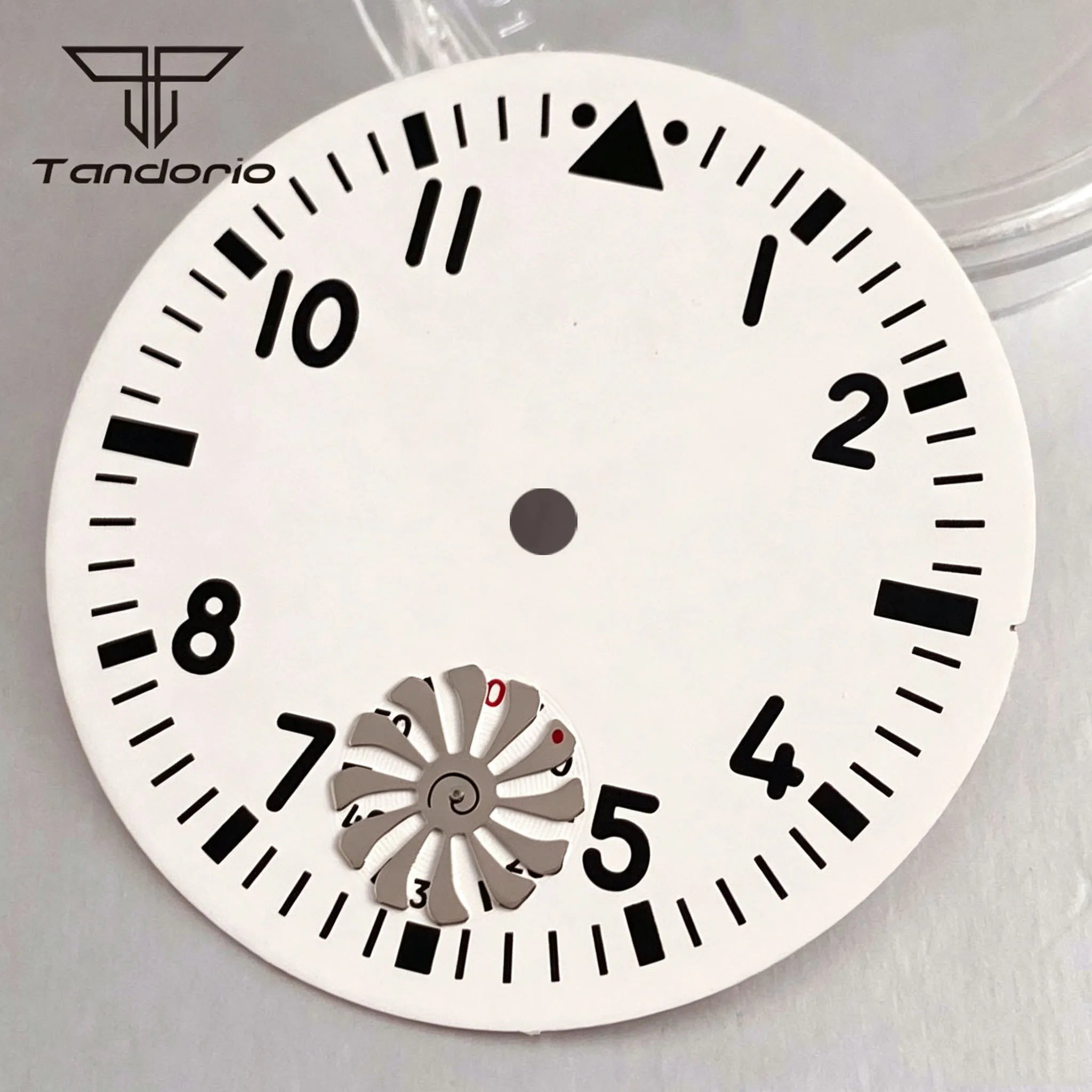 ETA6498 Watch case ST3621 42mm Manual Winding Pilot+37mm Dial Set Sapphire Transparent Back 5ATM
