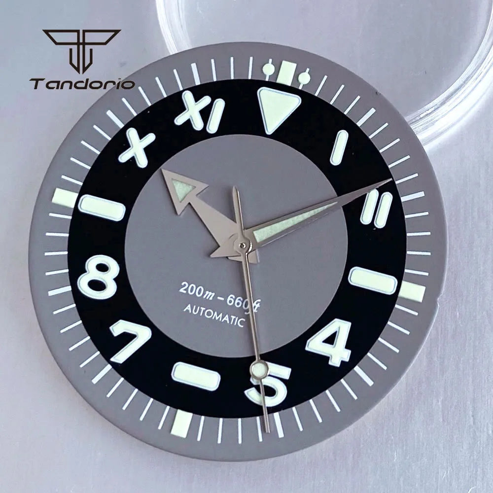 40mm Serica Mod Dive Case Domed Sapphire +Bracelet+31mm Dial+Hands Mod Accessories Fit NH35 NH36 NH38 ETA2824 PT5000 ST2130 Miyota8215