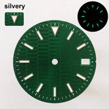 151 type of dials Submariner 28.5mm dial with calendar window suitable for NH35 movement luminous dial can support DIY dial customization name/logo