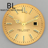 24.5MM Dial for women's watch Sunburst NH05 Watch Dial Gold Rose Sticks Number Women's Mechanical Watch Modified Parts Fit 31mm NH05 NH06 Watch