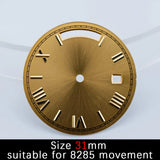 40MM M8285 Watch Case M8215 Watch 316L stainless steel strap Sapphire mirror and stainless steel case accessories for 8285 movement