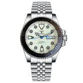 Full Lume Yacht Master Tandorio Tandorio TD265A 40mm NH36 Dive Watch Day Date glass back 20bar