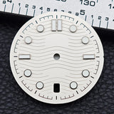 31.7mm seamaster Watch Dial For 300 Series NH35 NH36 Movement 6 O‘clock Date C3 Green Luminous Mechanical Watch Parts