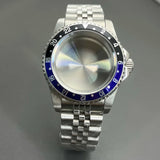 Retro Diver case 39mm,10bar waterproof stainless steel sapphire crystal case, suitable for NH34, NH35, NH36 mechanical movement accessories