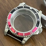 Retro Diver case 39mm,10bar waterproof stainless steel sapphire crystal case, suitable for NH34, NH35, NH36 mechanical movement accessories