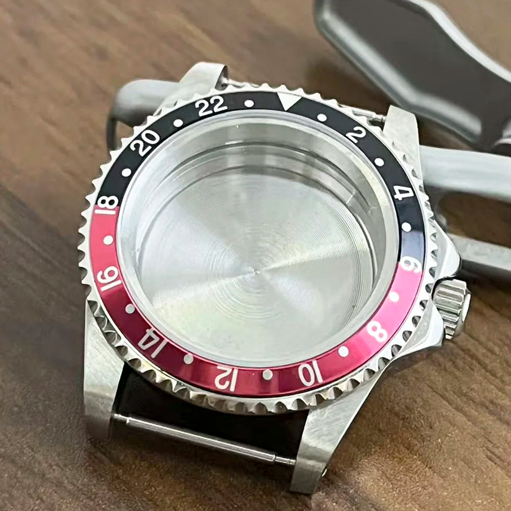 Retro Diver case 39mm,10bar waterproof stainless steel sapphire crystal case, suitable for NH34, NH35, NH36 mechanical movement accessories