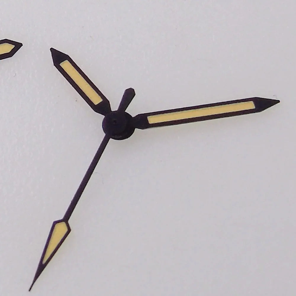 Fifty Fathom Watch Hands White Black Yellow Watch Hand Needles for NH35 NH36 NH37 NH38 NH39 NH70 NH72 ETA2824 PT5000 ST2130 Lume Watch Parts Accessories