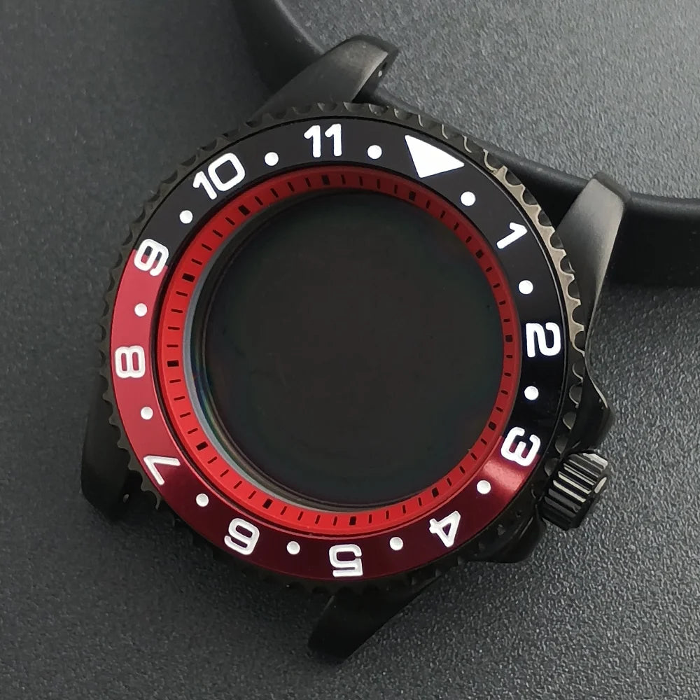 40.5mm Submariner Case GMT with Chapter Ring for NH34 NH35 NH36 Movement Sapphire 10ATM