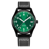 PVD Pilot Watch Sterile for Custom logo 39MM Sapphire 10Bar NH35