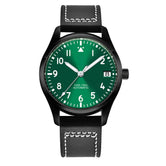 PVD Pilot Watch Sterile for Custom logo 39MM Sapphire 10Bar NH35