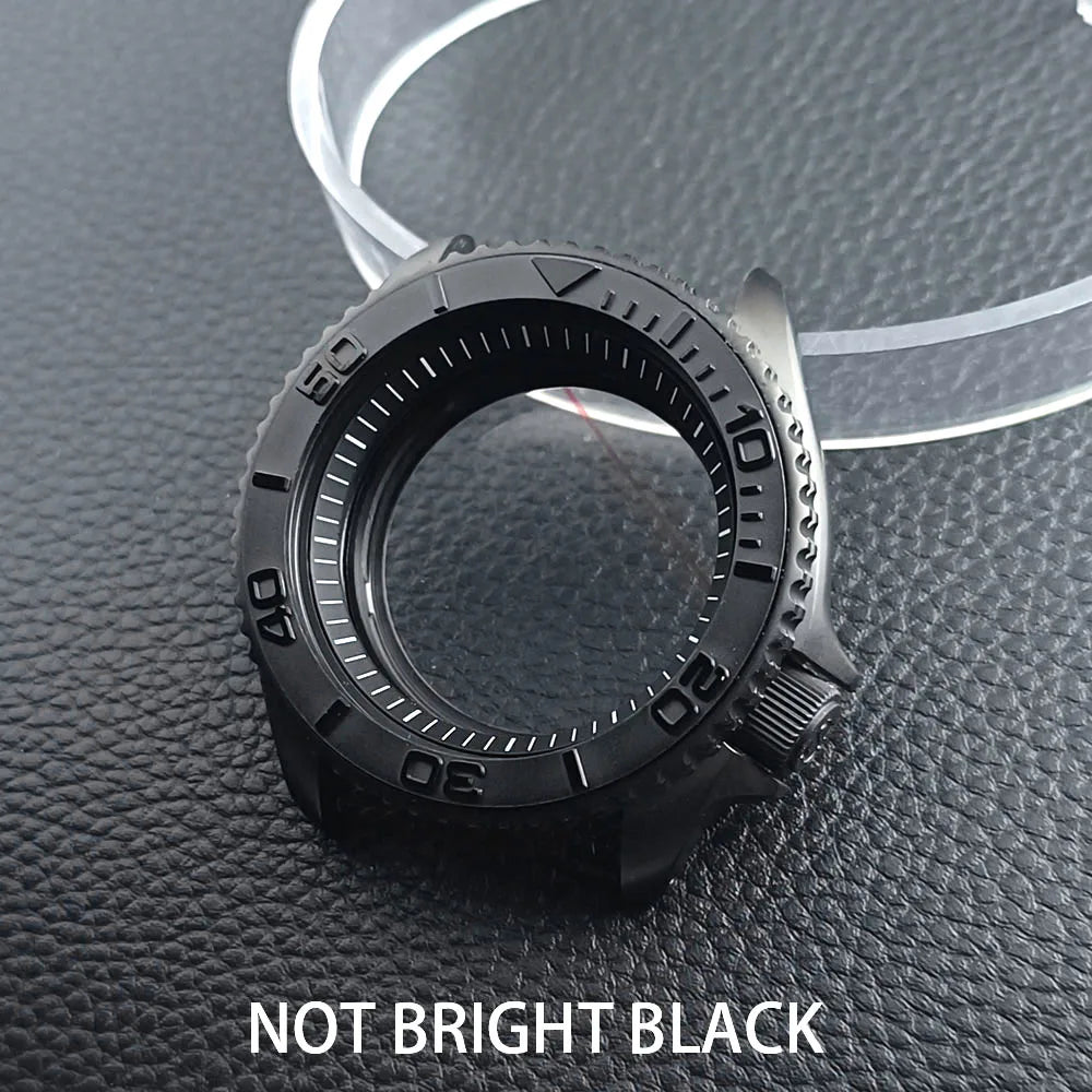 Black SKX007 Case PVD 42mm Sapphire NH35 Mod Case Nh36