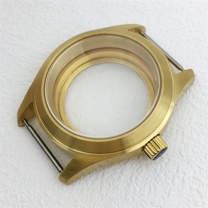 Miyota 9015 watch case 36mm 39mm explorer Mod Brushed Dome Sapphire Glass Fit NH35 NH36 ETA2824 PT5000 Miyota9015 10bar