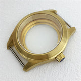 Miyota 9015 watch case 36mm 39mm explorer Mod Brushed Dome Sapphire Glass Fit NH35 NH36 ETA2824 PT5000 Miyota9015 10bar