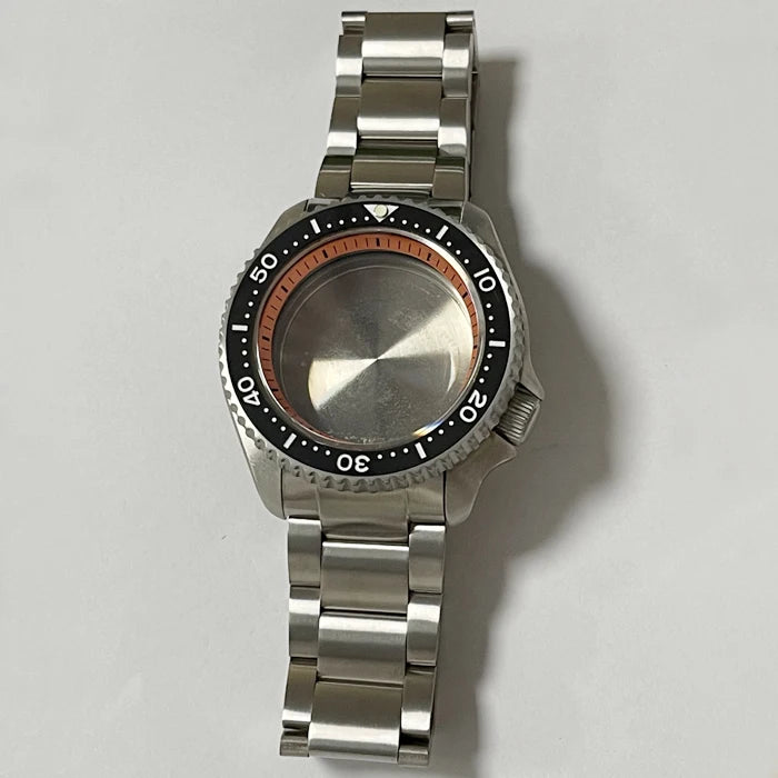 Heimdallr 40mm Titanium Diver Watch Case For NH35 NH36  Movement Sapphire SKx007 style 20bar