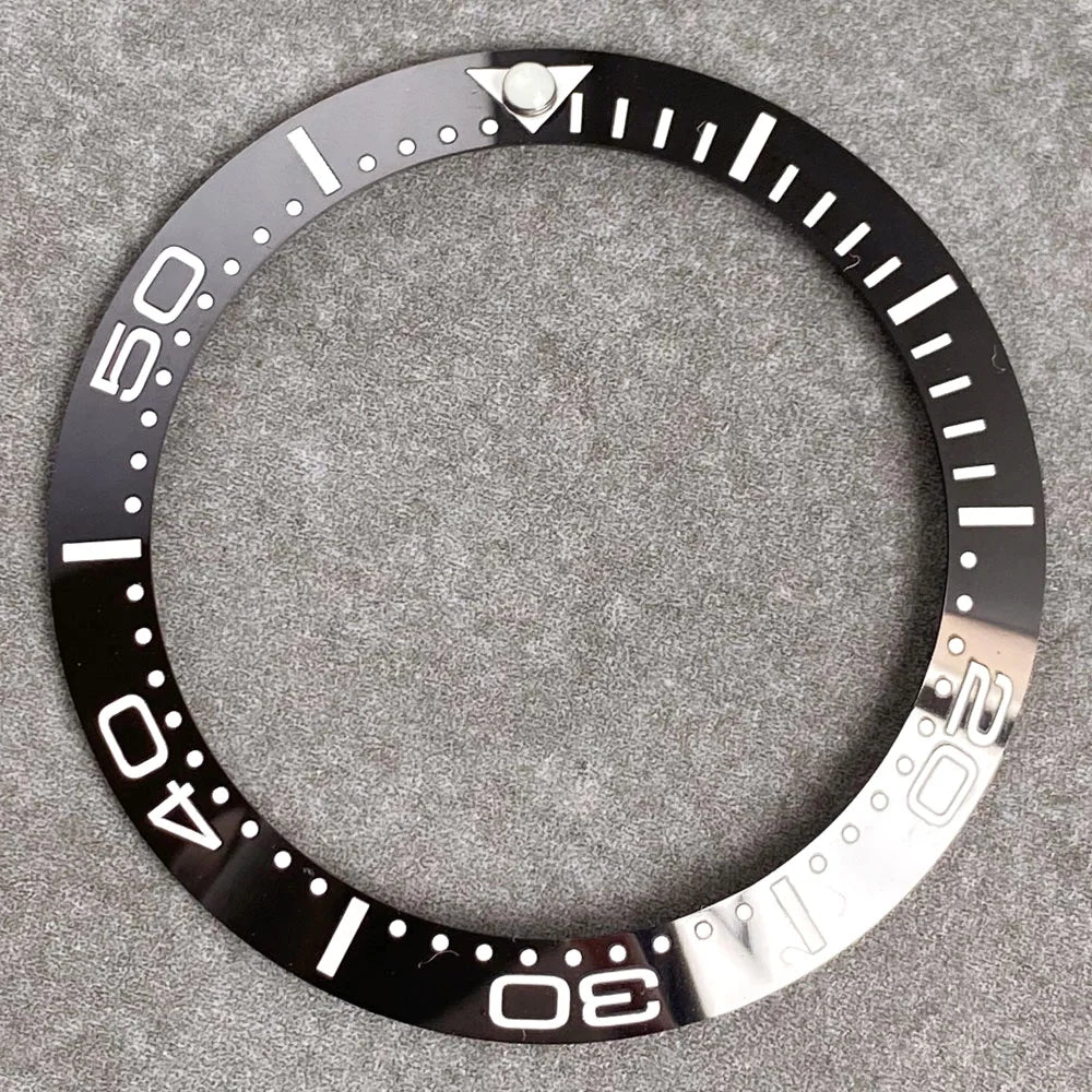 39.8mm*31.6mm Ceramic/Alloy Bezel Insert for GMT SUB SEA Steel Watch Slope Bezel Ring Dive Watch Mod