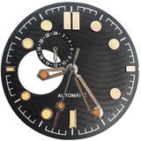 NH39 Watch Dials 31mm Subsecond dial  Hands Green Luminous  Watch Accessories Parts