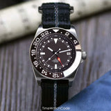 42mm Titanium Fxd Pelagos GMT Watch Tandorio TD267G T1 NH34A Automatic Watch for Men Sapphire 20Bar