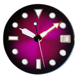 Gradient Sunburst Watch Dial Hands Nologo 29mm Green Luminous Fit NH35 NH36 ETA2824 Miyota DG2813 SW200 PT5000