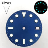 151 type of dials Submariner 28.5mm dial with calendar window suitable for NH35 movement luminous dial can support DIY dial customization name/logo