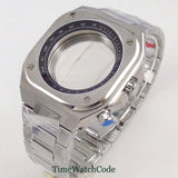 42mm Br-05 Watch Case Rotating Chapter Ring for NH35A NH36A NH34 ETA2824 PT5000 etc Square Case Sapphire Glass Back 10ATM