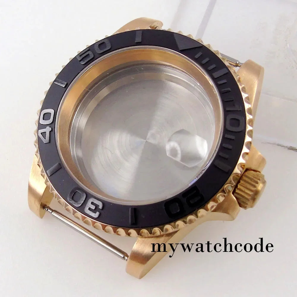 40mm CUSN8 Bronze Case 200M Waterproof Dive SUB Water Ghost Watch Case for NH34 NH35 NH36 NH38 NH39 NH70 NH72 ETA2824 PT5000 Bronze Insert