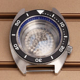 41mm Mod Turtle Watch Case Sapphire Glass Waterproof For Abalone/tuna mouth Captain Willard TMI NH35 NH36 NH38 4R Movement Stainless Steel Watch Accessories