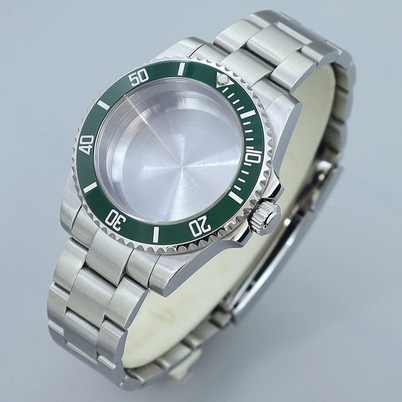 40MM Submariner watch case Eta2824 Sw200 PT5000 Sloping Bezel Sapphire GMT Yacht Master