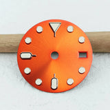 NH35 Dial 28.5mm Green Luminous Dial GMT Dial Support Customized Logo Suitable for TMI NH34/NH35/NH36 Movement