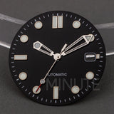 31mm Watch Dial and hands for Seamaster 300 Luminous Needles Dial fit NH35 NH36 Movement
