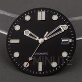 31mm Watch Dial and hands for Seamaster 300 Luminous Needles Dial fit NH35 NH36 Movement