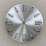 28.5MM sunburst watch Dial Green Luminous Watch Dial for NH35/ETA2836 2824/Pt5000/ 8215/Mingzhu 2813 Movement Watch Modification Accessories