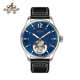 Flying Tourbillon Watch AESOP 7095 Skeleton Mechanical Luxury Watches Fashion Sapphire waterproof