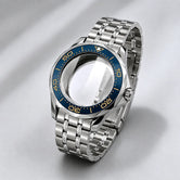 NEW 42mm Seamaster Case with 38mm bezel 31.5mm Dial for NH34/35 NH36 movement Sapphire 10ATM Stainless steel watch box dual crown