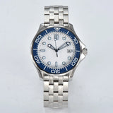 Customizable Seamaster Watch Miyota 8215 Automatic Dive Coated Hardlex Date 20ATM