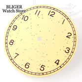 39mm vintage pilot Case 33.5mm Dial Sapphire Glass For NH35 NH35A 2824 PT5000 Waterproof Watch Case Screw Crown