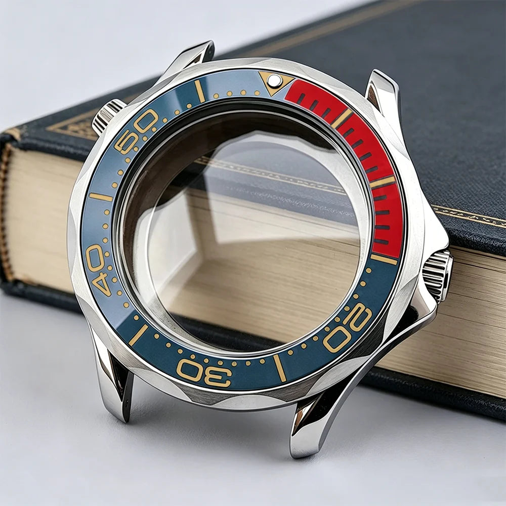42mm NEW Seamaster Case with 31.5mm Dial 38mm bezel insert Fits NH35 movement Sapphire Stainless steel 10bar