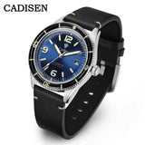 CADISEN C8239 40mm Dive Watch MIYOTA 8215 Movement 10bar AR Mineral Crystal Luminous Red Mens Watches