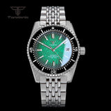 62mas Diver Mod Tandorio TD230S Fashion 40mm NH35 Automatic Texture Dial Radiation Date Sapphire 20ATM Diver Sapphire Luminous